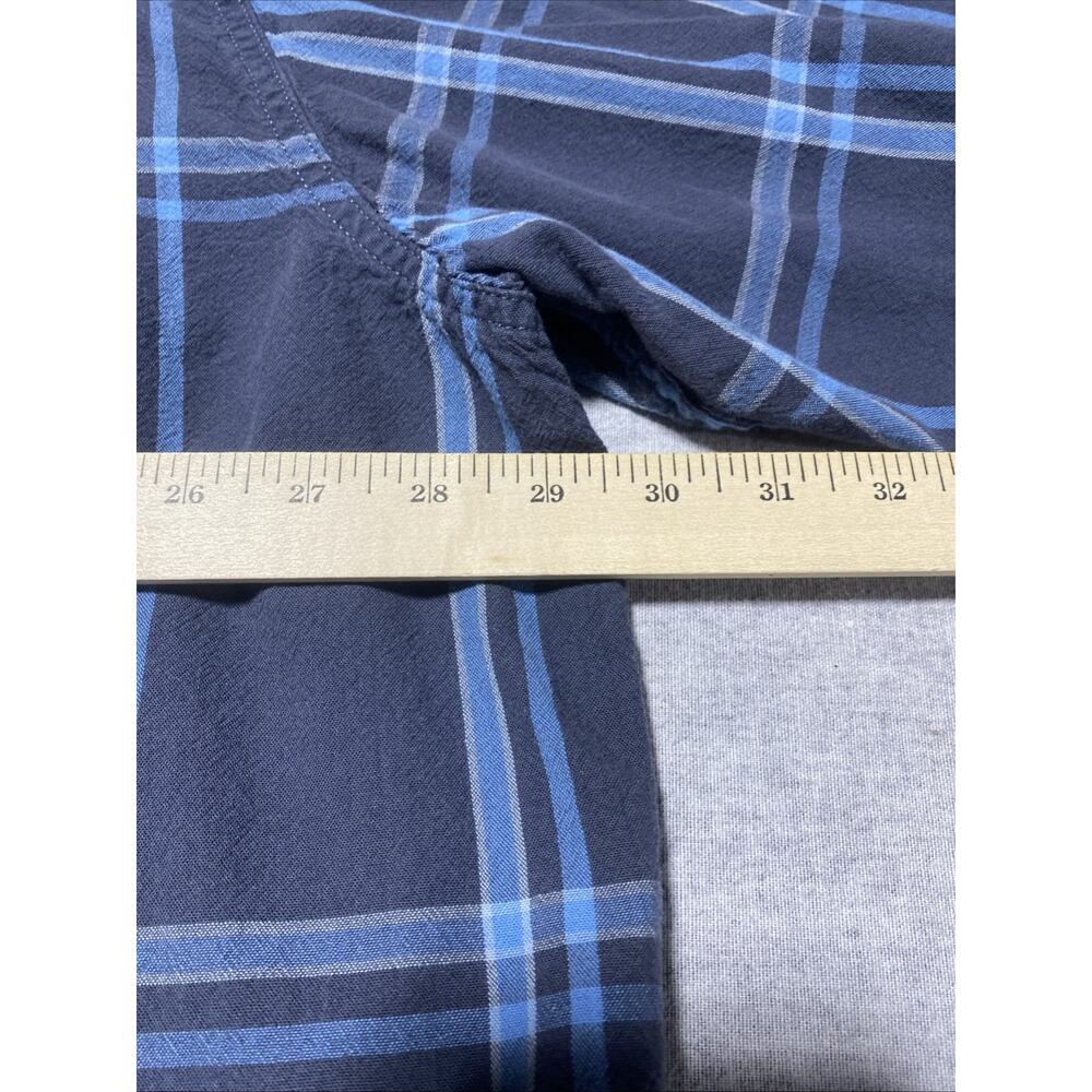 Carhartt Shirt Mens XXXL Blue Loose Plaid Chore Chamois Workwear Construction - Picture 9 of 9